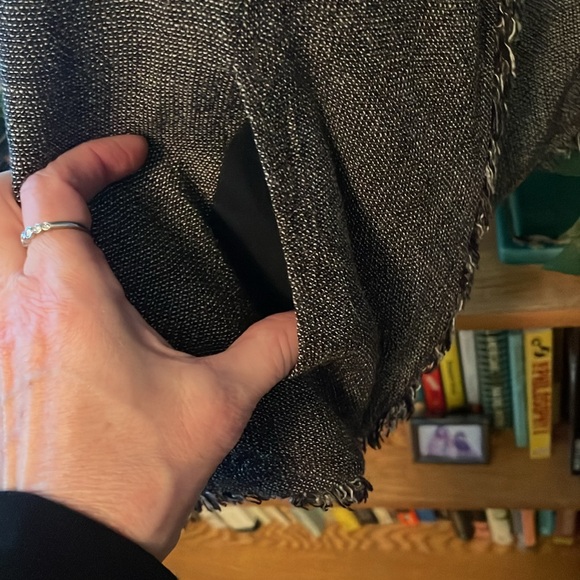 Eileen Fisher fringe-hem jacket - Picture 3 of 6